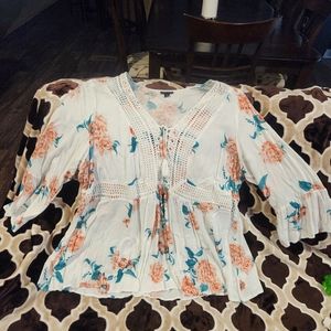 Torrid Floral Tunic Size 3